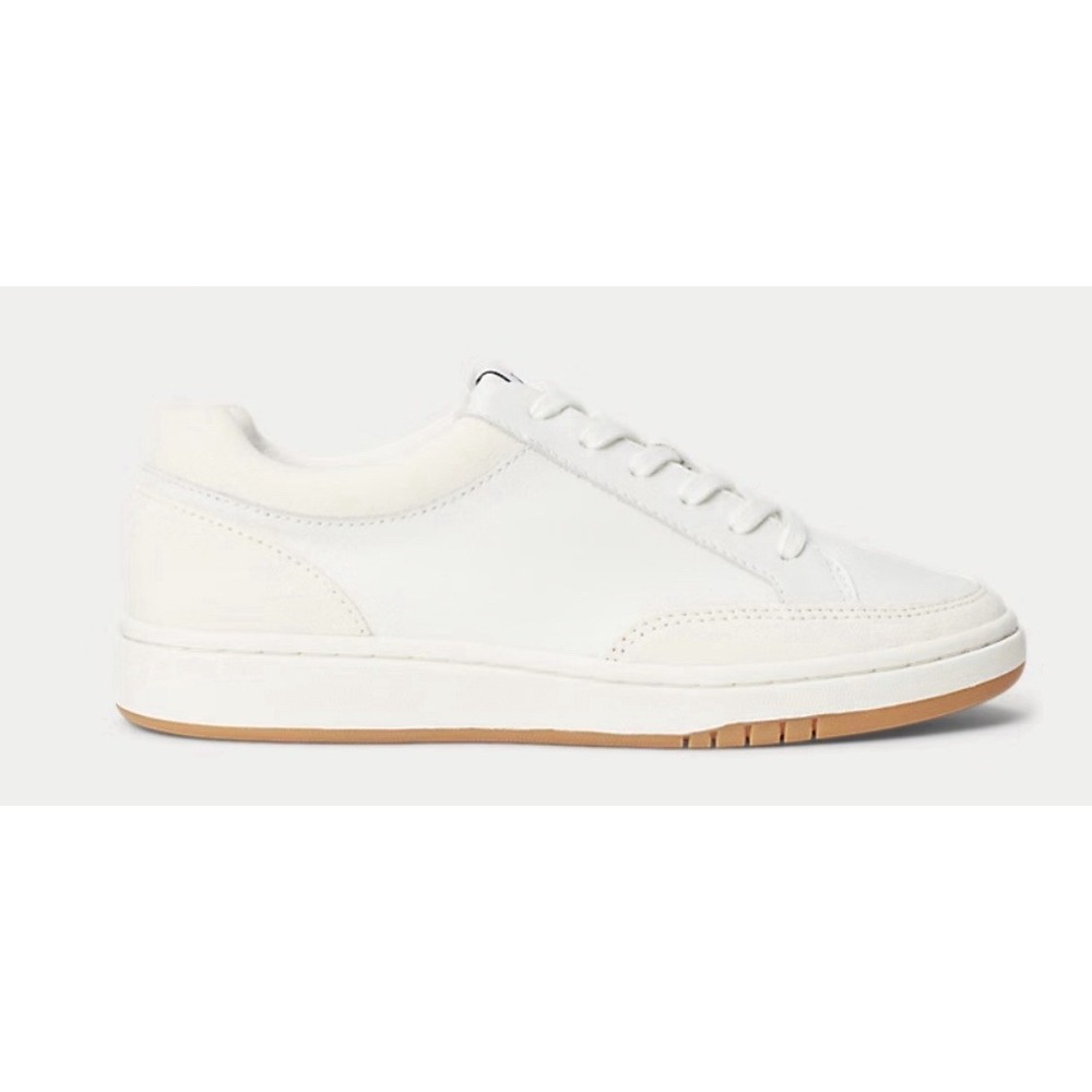 Lauren Ralph Lauren Hailey Sneakers Women's White Comfort Shoes Size 8